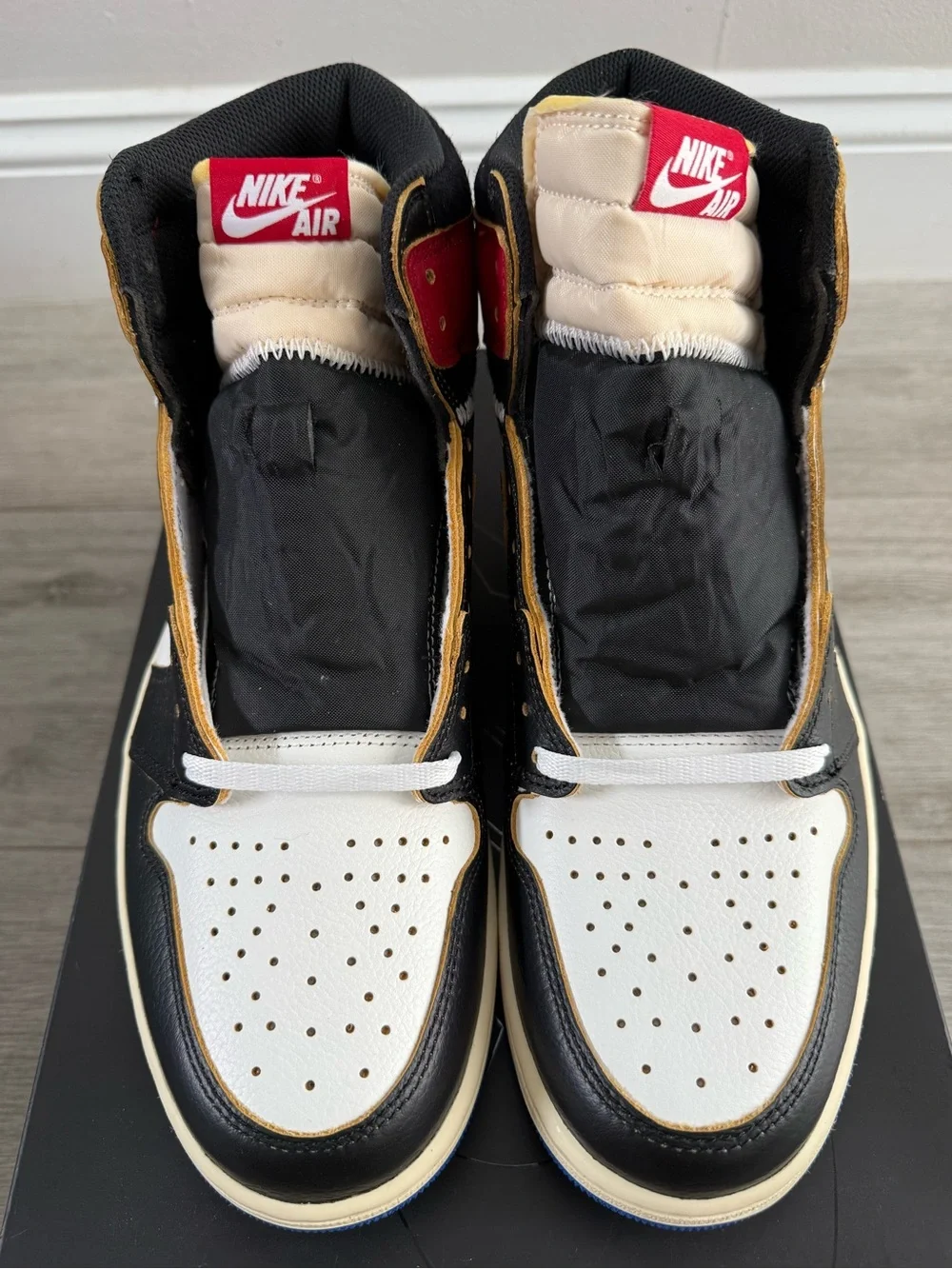 Fragment Union LA Air Jordan 1 Retro High Varsity Red IO7847-002 Black Royal 12